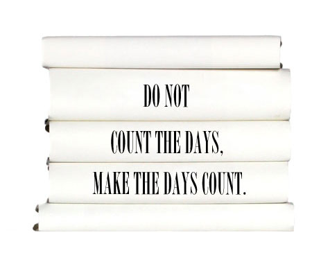 do-not-count-the-days-make-the-days-count.